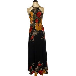 Black floral SHEIN dress
